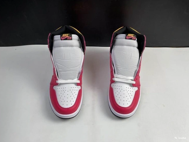 Cheap TBK OGLight Red Air High Jordan 1 555088-603 Fusion 0808